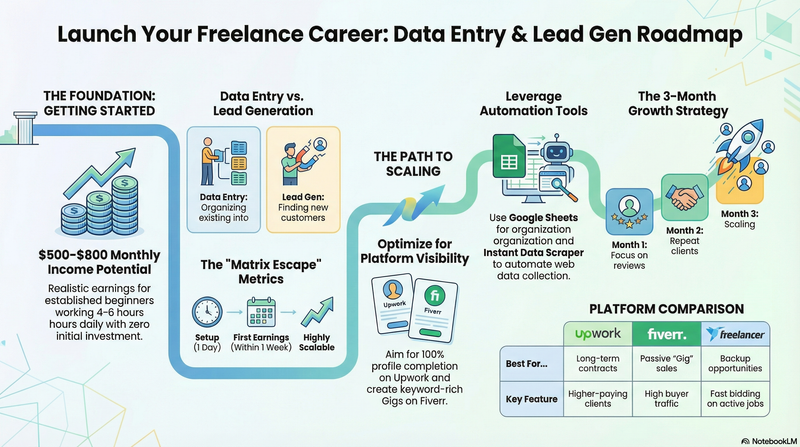Day 27: I Make Rs.100,000/Month Doing "Boring" Data Entry and Lead Generation on Upwork