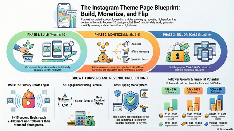 Day 16: I Sold an Instagram Theme Page for Rs.280,000 — How I Built It to 100K Followers in 5 Months