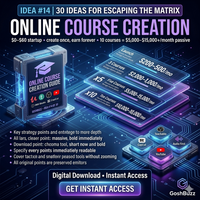 Earning – Idea #14: Online Course Creation Guide