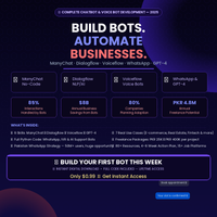 Skill : 9 Chatbot & Voice Bot Development Guide — ManyChat, Dialogflow, Voiceflow, WhatsApp & GPT-4