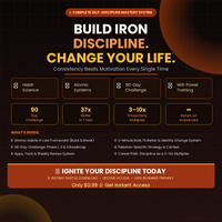 Skill : 3 Complete Self-Discipline Mastery Guide — 90-Day Challenge, Atomic Habits & Productivity System