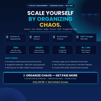 Skill : 20 Project Management: Scale Yourself by Organizing Chaos — Asana, Agile, Scrum, Google PM Cert
