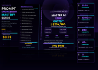 Skill : 24 Prompt Engineering Mastery: 10X Your AI Output — 7 Frameworks, 100+ Prompts, Custom GPTs