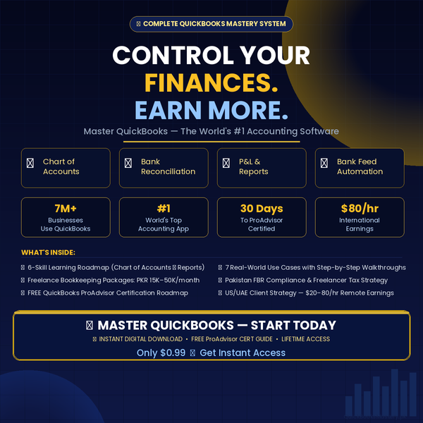 Skill : 6 QuickBooks Financial Control – Complete Mastery Guide with FBR Strategy, Use Cases
