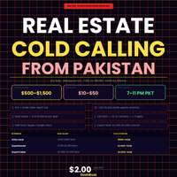 Earning – Idea #29: Real Estate Cold Calling from Pakistan
