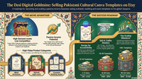 Earning – Idea #20: Canva Templates on Etsy (Pakistani Wedding & Cultural)