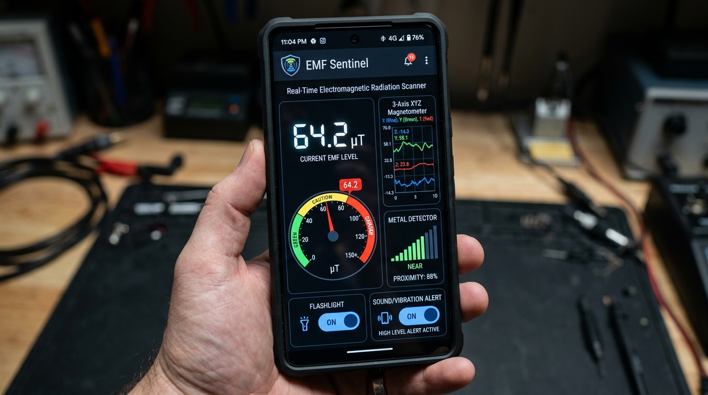 EMF Sentinel: EMF Scan & Metal Detector