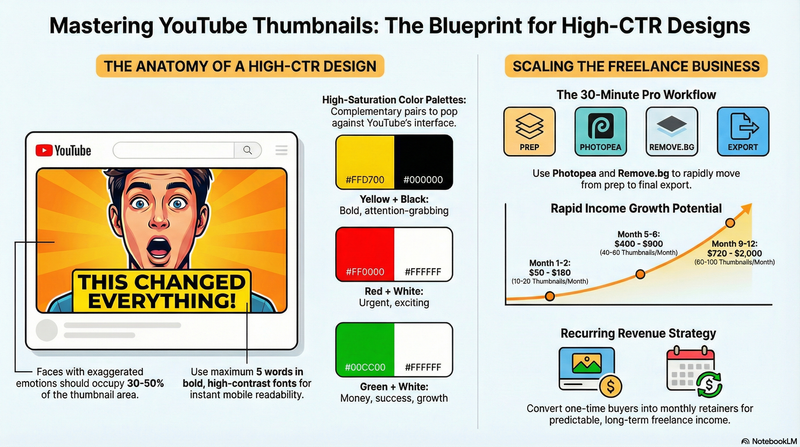 Day 22: I Design YouTube Thumbnails on Fiverr — Rs.55,000/Month Working 3 Hours a Day