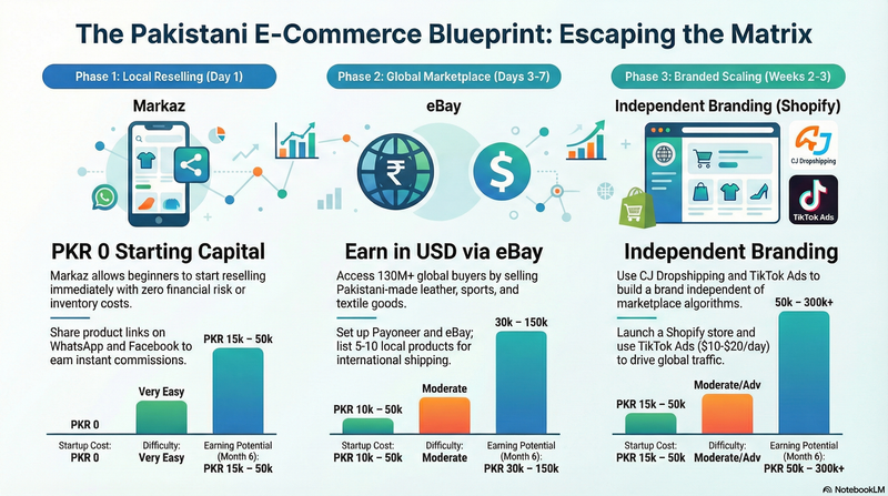 Day 3: eBay is Legal in Pakistan — I am Dropshipping on eBay, Markaz and Shopify Simultaneously