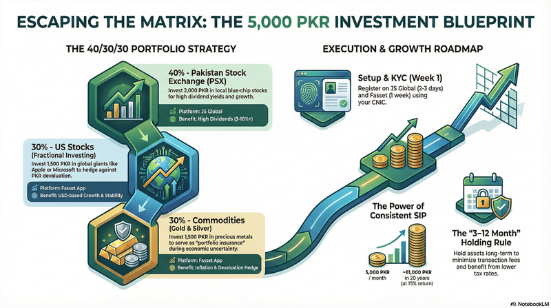 Day 4: I Turned Rs.5,000 into Rs.17,000 in 4 Months — Pakistan Stock Market Strategy That Works