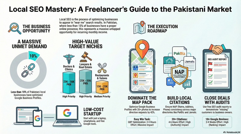 Day 19: Local SEO in Pakistan is Completely Untapped — I Charge Rs.25,000/Month Per Client
