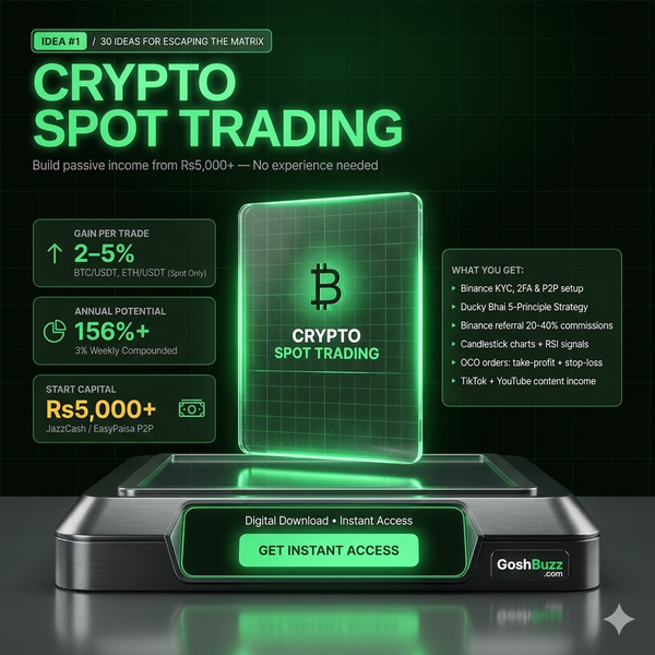 Earning – Idea #1: Crypto Spot Trading Execution Guide