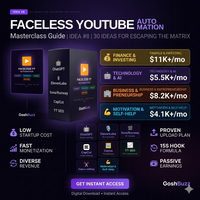 Earning – Idea #8: Faceless YouTube Automation Guide