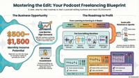 Earning – Idea #28: Podcast Editing Freelance Blueprint: Earn $500–$1,500