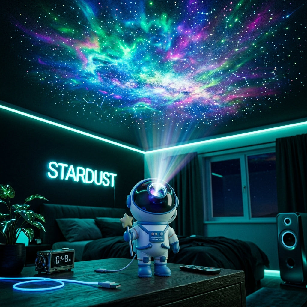 Astronaut Galaxy Star Projector